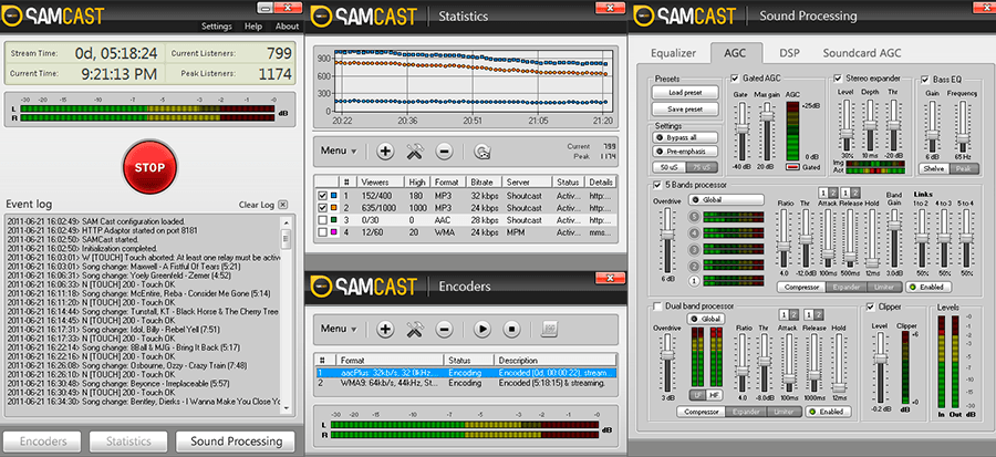 SAM Cast Live Streaming Audio Solution - Spacial