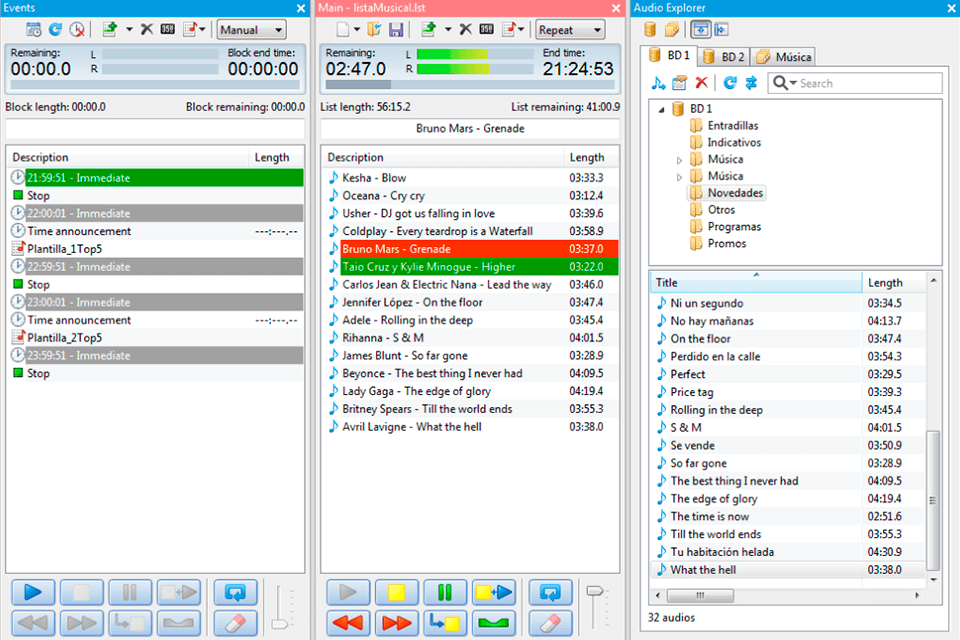 zarastudio free radio automation software interface